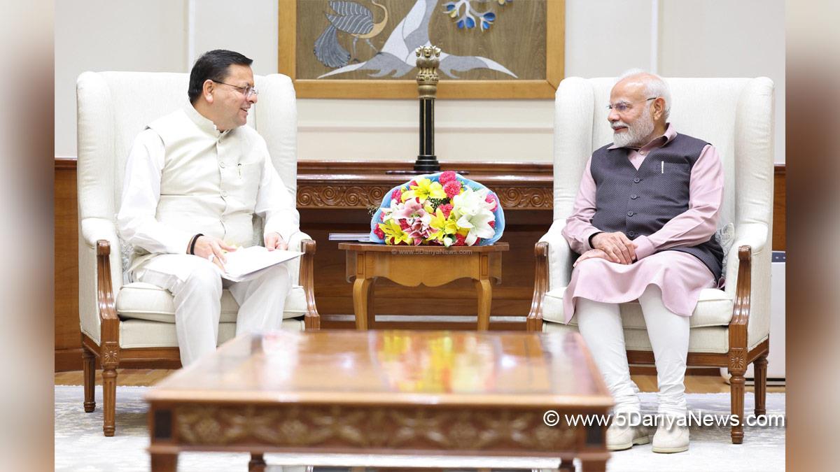 Narendra Modi, Modi, BJP, Bharatiya Janata Party, Prime Minister of India, Prime Minister, Narendra Damodardas Modi, Pushkar Singh Dhami, Chief Minister of Uttarakhand