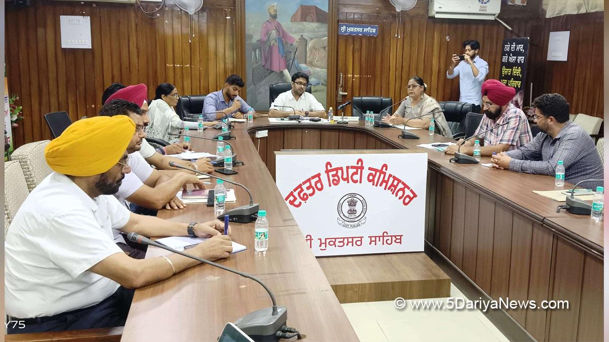 Abhijit Kaplish, DC Sri Mukatsar Sahib, Sri Mukatsar Sahib, Deputy Commissioner Sri Mukatsar Sahib