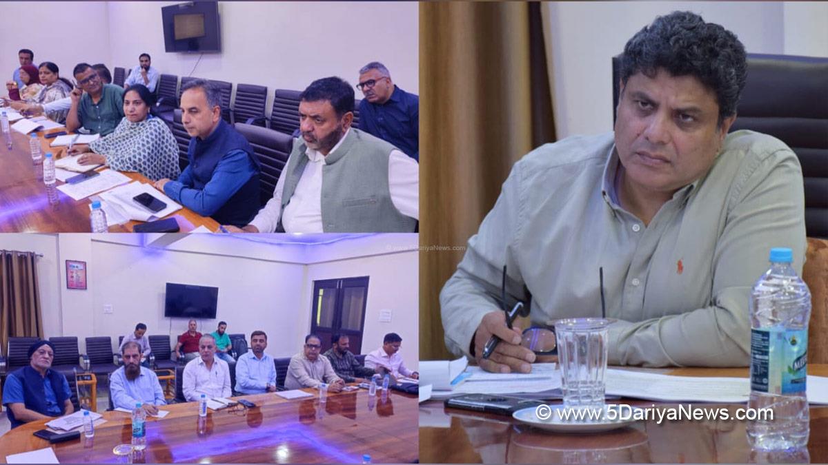 Sarmad Hafeez, Commissioner Secretary, Social Welfare Department, Kashmir, Jammu And Kashmir, Jammu