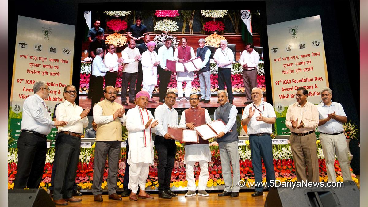 Shivraj Singh Chouhan, Shivraj Chauhan, BJP, Bharatiya Janata Party, Indian Council of Agricultural Research, ICAR, Bharat Ratna C Subramaniam Auditorium, NASC Complex, Pusa, New Delhi