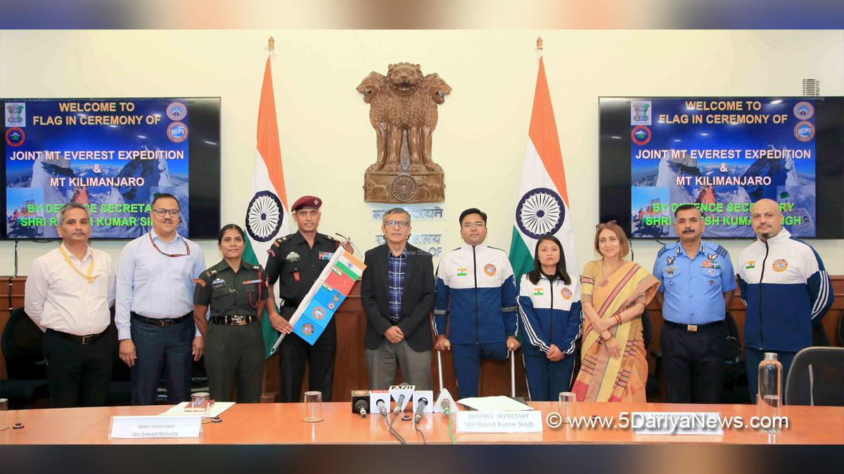 Military, Defence Secretary, Rajesh Kumar Singh, Mount Everest, Mount Kilimanjaro