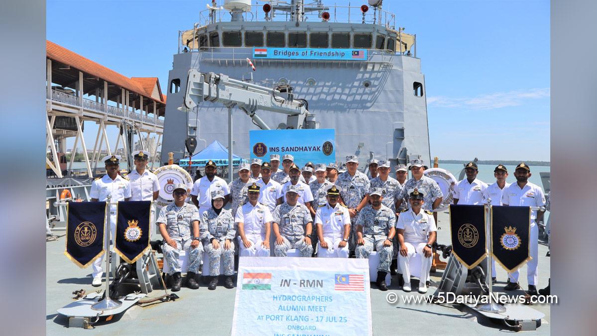 Military, Navy, Indian Navy, INS Sandhayak, Royal Malaysian Navy