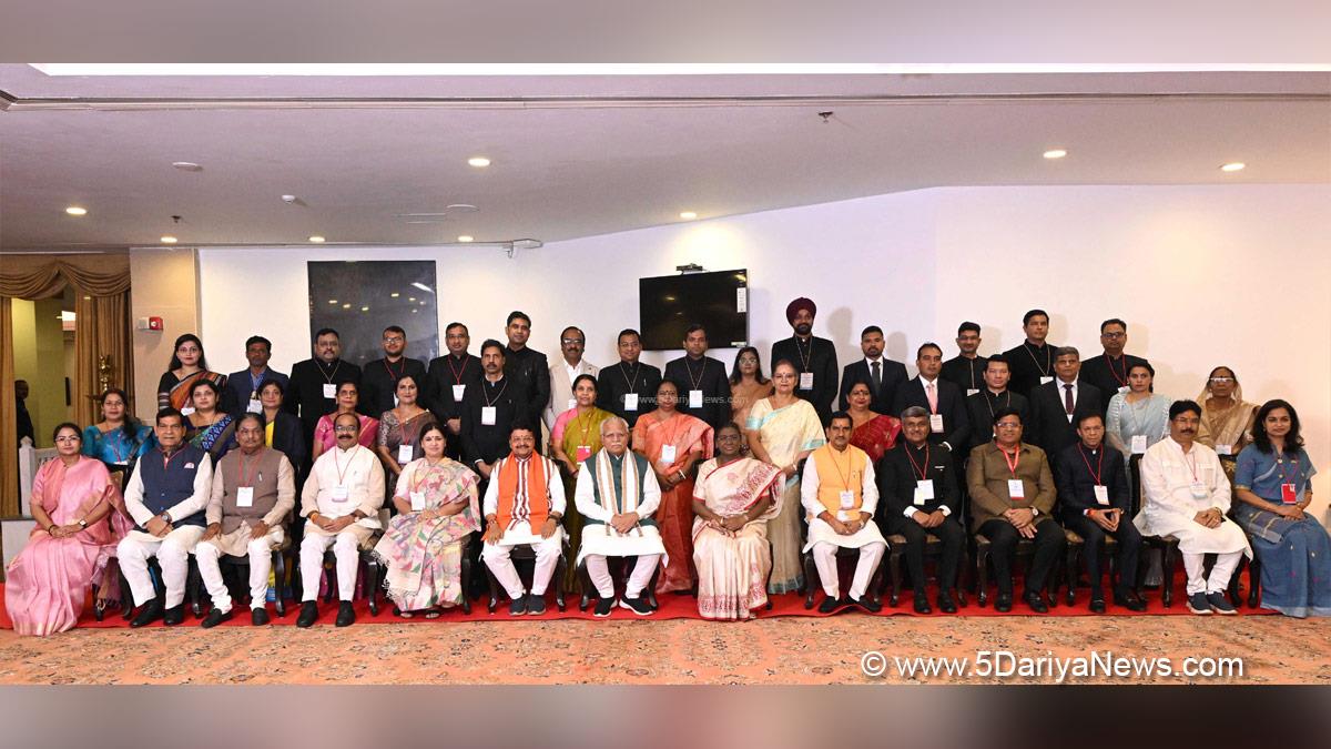 Droupadi Murmu, President of India, President, Indian President, Rashtrapati, Manohar Lal Khattar, Union Minister of Power and Minister of Housing and Urban Affairs, Ministry of Power and Minister of Housing and Urban Affairs, Swachh Survekshan Awards 2024