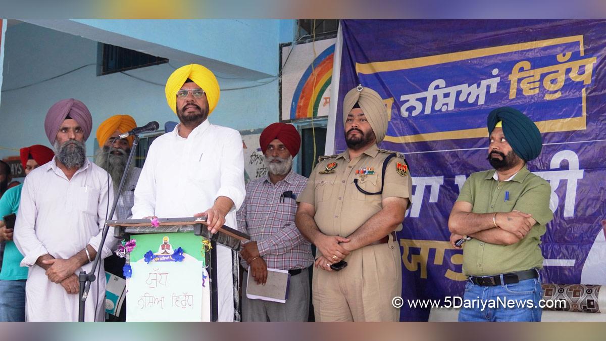 Kuldeep Singh Dhaliwal, AAP, Aam Aadmi Party, Aam Aadmi Party Punjab, AAP Punjab, Government of Punjab, Punjab Government, Anti Drug Mission, Drive Against Drugs, Comprehensive Action against Drug Abuse, CADA, Nasha Mukt Bharat Abhiyan, War Against Drugs, Yudh Nashian Virudh