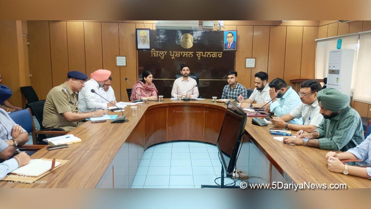 Varjeet Walia, DC Ropar, Deputy Commissioner Ropar, Rupnagar, Ropar    