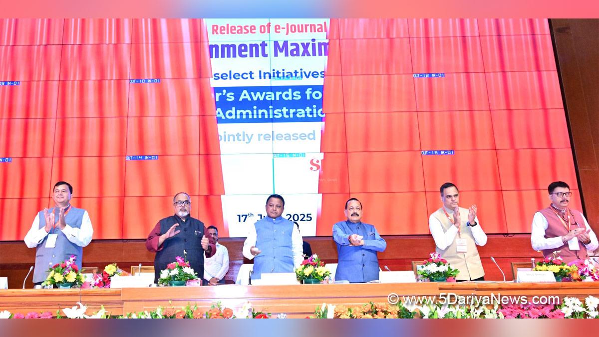Dr Jitendra Singh, Bharatiya Janata Party, BJP, Union Minister of Earth Sciences, Mohan Charan Majhi, Chief Minister of Odisha, Odisha, Bhubaneswar, Good Governance Practices