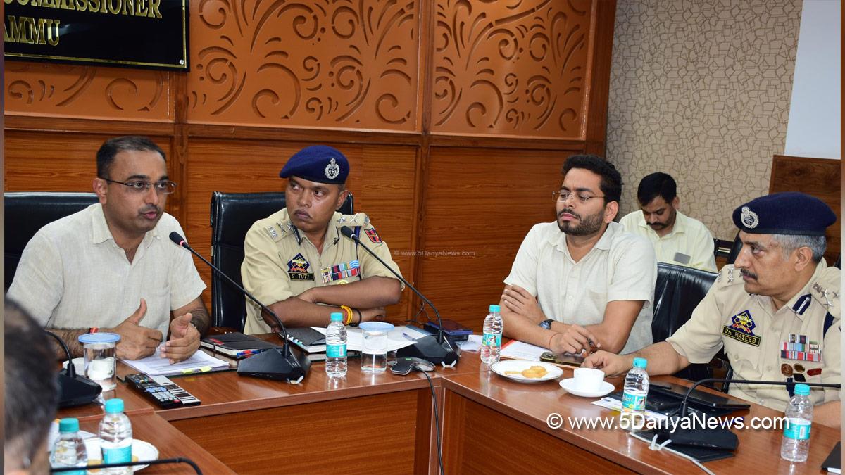 Ramesh Kumar, Jammu, DDC Jammu, Divisional Commissioner Jammu, Kashmir, Jammu And Kashmir, District Administration Jammu, Sachin Kumar Vaishya, DC Jammu, Sachin Kumar Vaishay, Deputy Commissioner Jammu, Bhim Sen Tuti, Shri Budha Amarnathji Yatra, Shri Budha Amarnathji Yatra 2025