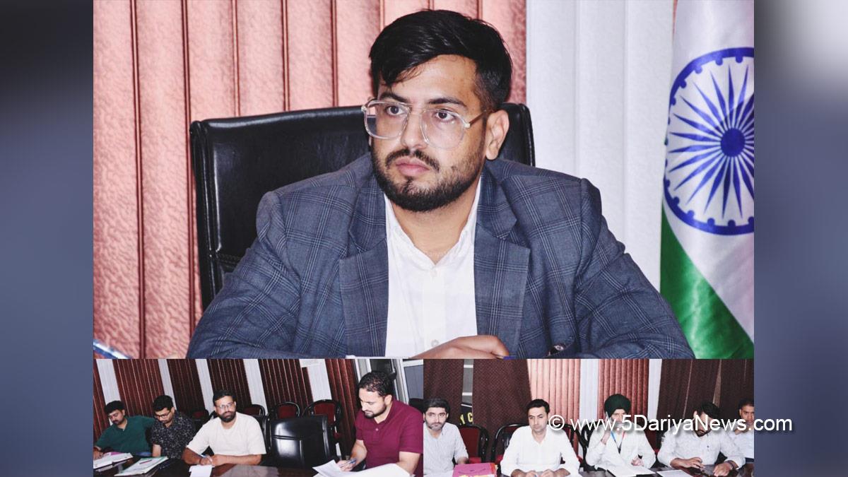 Abhishek Sharma, Rajouri, DDC Rajouri, District Development Commissioner Rajouri, Kashmir, Jammu And Kashmir, Jammu, District Administration Rajouri