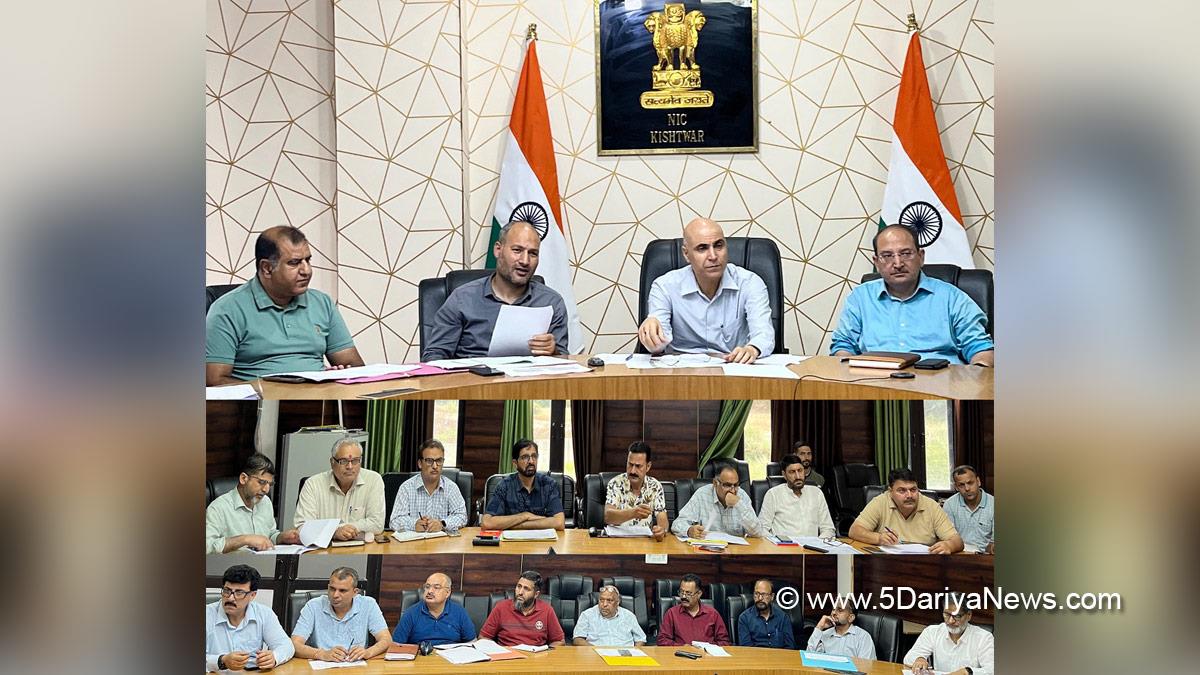 Pankaj Kumar Sharma, Kishtwar, DDC Kishtwar, District Development Commissioner Kishtwar, Kashmir, Jammu And Kashmir, Jammu, District Administration Kishtwar
