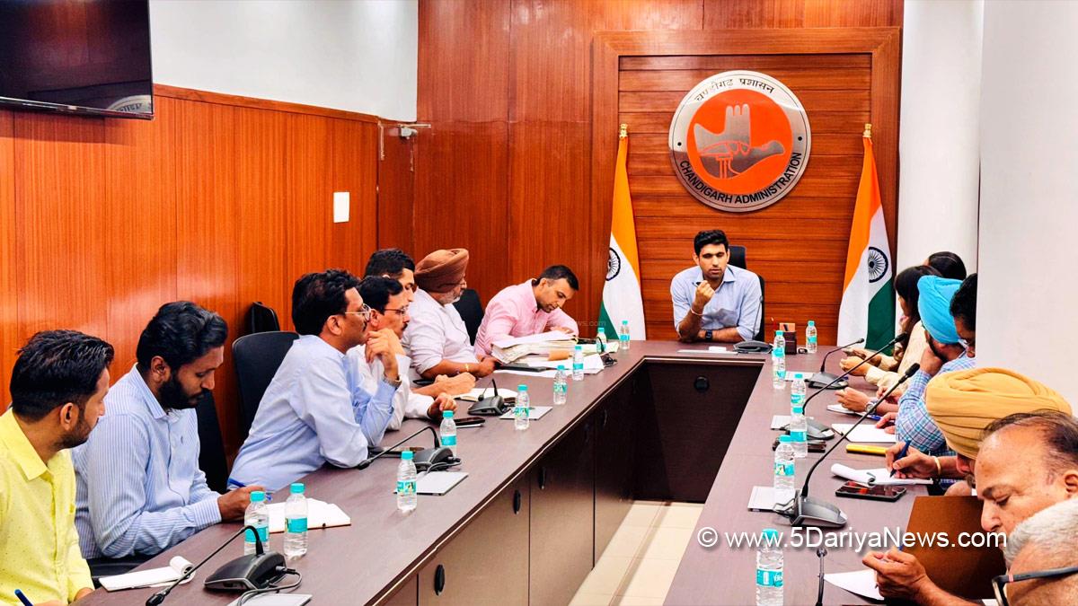 Nishant Kumar Yadav, Deputy Commissioner, DC Chandigarh, Chandigarh