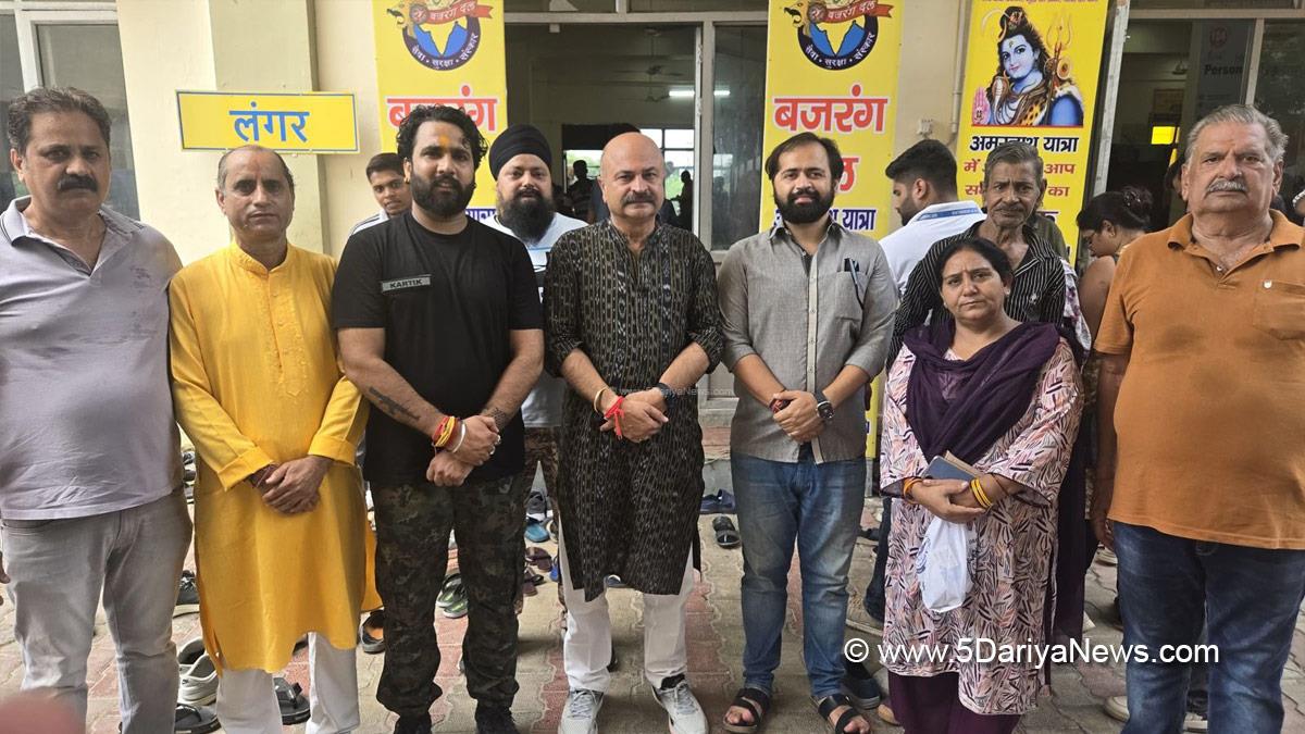 Yudhvir Sethi, Jammu And Kashmir, Kashmir, Jammu, Bharatiya Janata Party, BJP, BJP JK, Amarnath Yatra Base Camp, Shri Amarnath Ji Yatra, Shri Amarnathji Yatra 2025, Amarnathji Yatra, Amarnathji Yatra 2025, Shri Amarnath Ji Pilgrimage, Shri Amarnathji Shrine Board, SASB, SANJY 2025