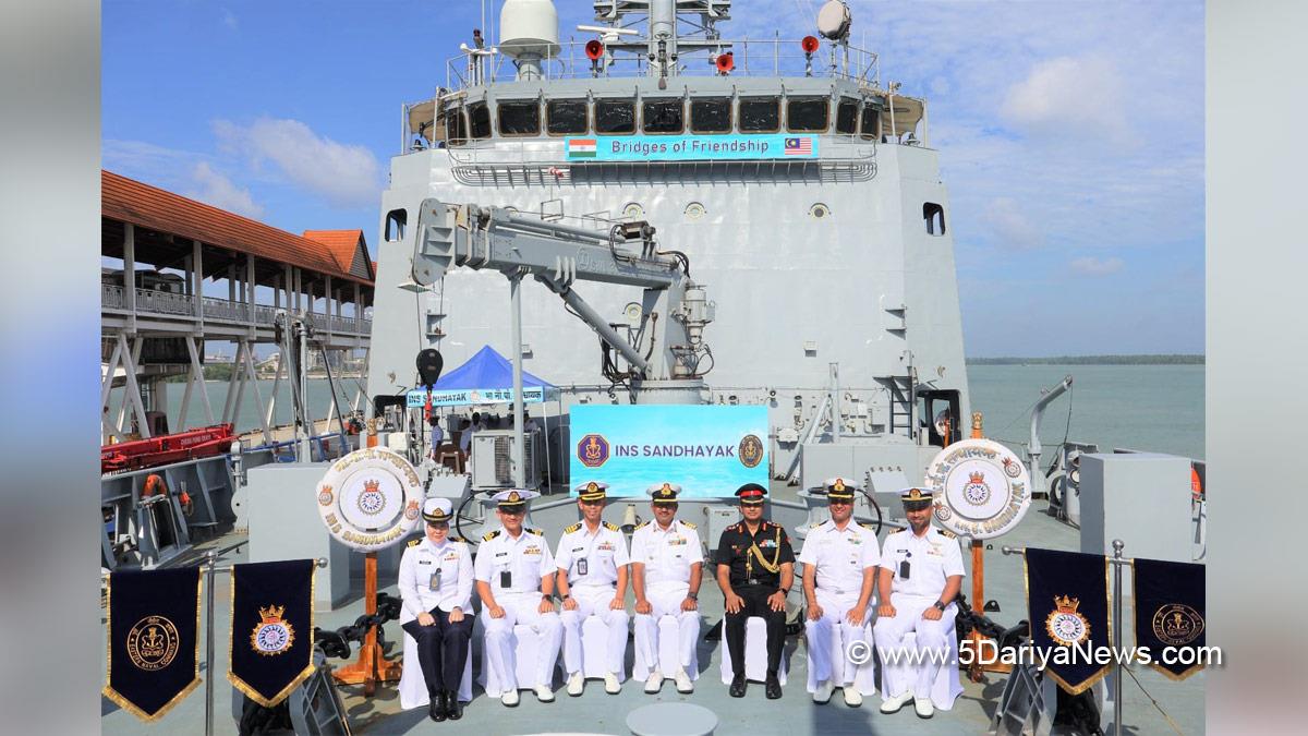 Military, Indian Armed Forces, Indian Army, Indian Navy, INS Sandhayak, Survey Vessel Large, Port Klang, Malaysia