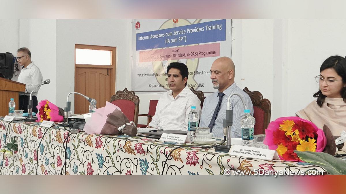 Baseer ul Haq Chaudhary, Mission Director, National Health Mission, NHM, Kashmir, Jammu And Kashmir, Jammu, Srinagar, Institute of Management and Public Administration, IMPA, IMPA Srinagar