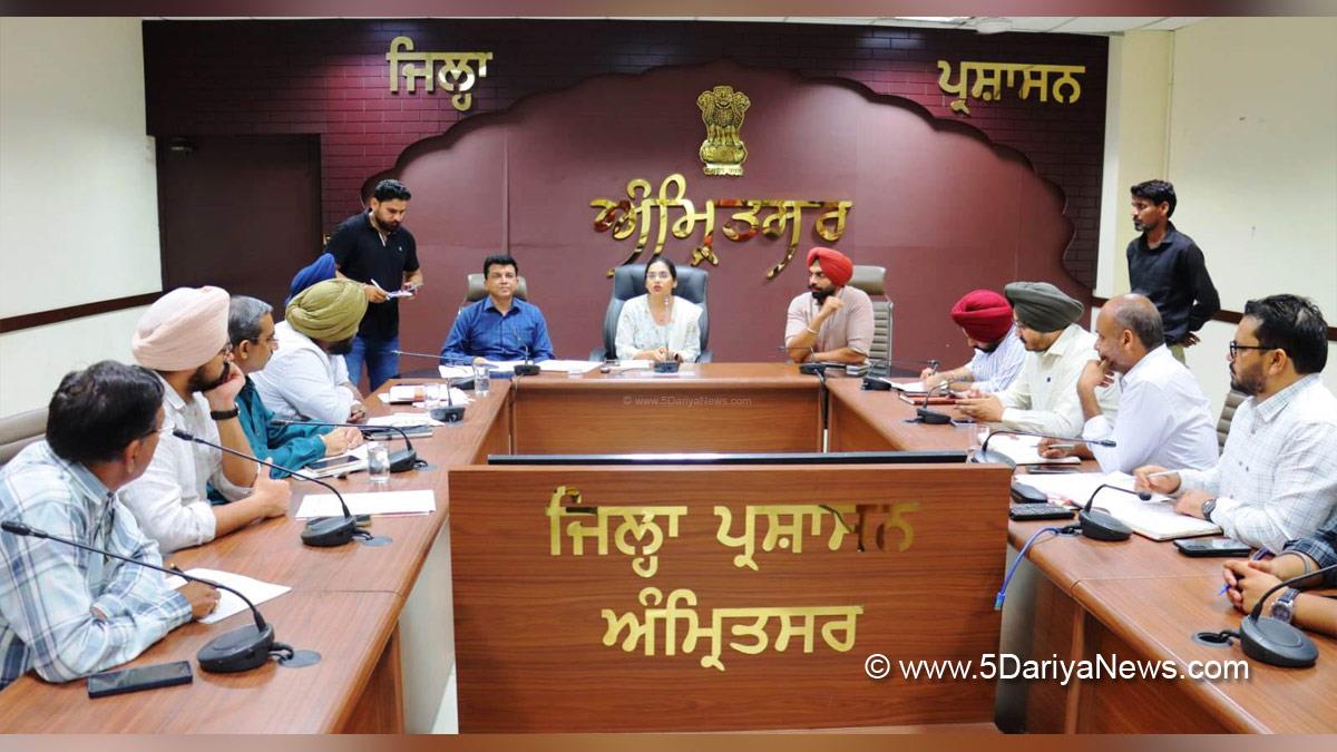 Sakshi Sawhney, DC Amritsar, Amritsar, Deputy Commissioner Amritsar