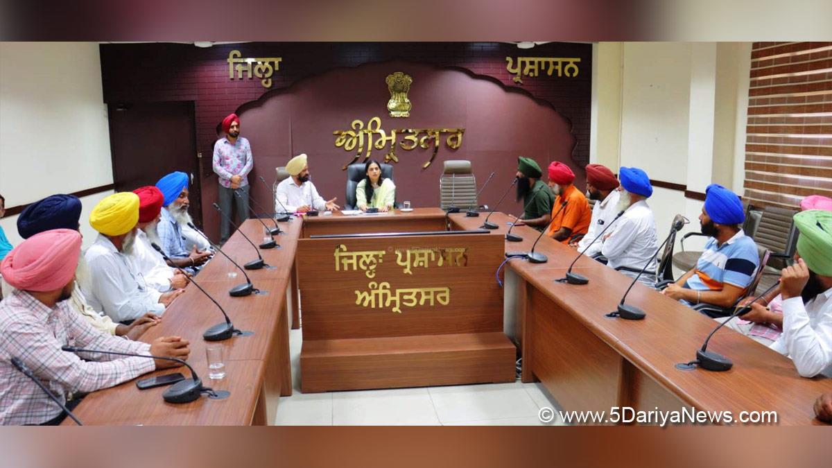 Sakshi Sawhney, DC Amritsar, Amritsar, Deputy Commissioner Amritsar