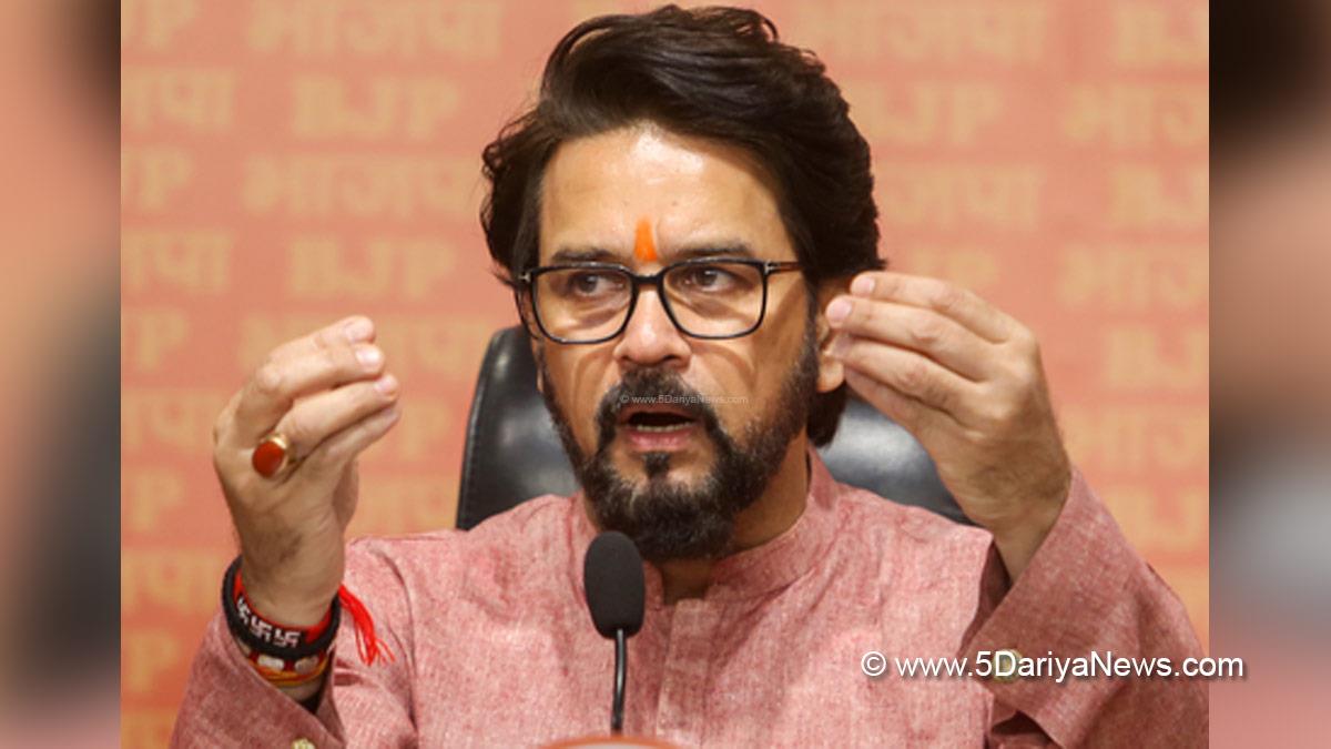 Anurag Thakur, Anurag Singh Thakur, BJP, Bharatiya Janata Party
