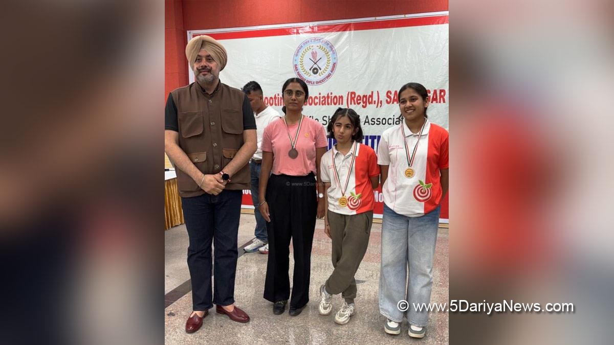Sports News, District Shooting Championship 2025, Aditya Bakshi, Navyansha Bakshi, District Rifle Shooting Association, Mohali