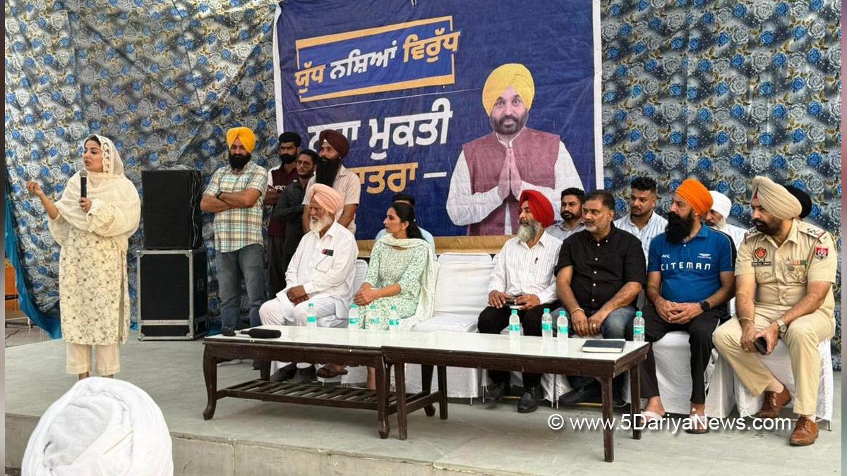 Sonia Mann, AAP, Aam Aadmi Party, Aam Aadmi Party Punjab, AAP Punjab, Anti Drug Mission, Drive Against Drugs, Comprehensive Action against Drug Abuse, CADA, Nasha Mukt Bharat Abhiyan, War Against Drugs, Yudh Nashian Virudh