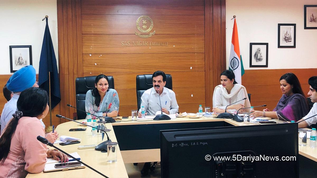 Bal Mukand Sharma, Chairman Punjab State Food Commission, Punjab Food Commission, AAP, Aam Aadmi Party, Aam Aadmi Party Punjab, AAP Punjab, Komal Mittal, DC Mohali, Deputy Commissioner Mohali, Mohali, Sahibzada Ajit Singh Nagar