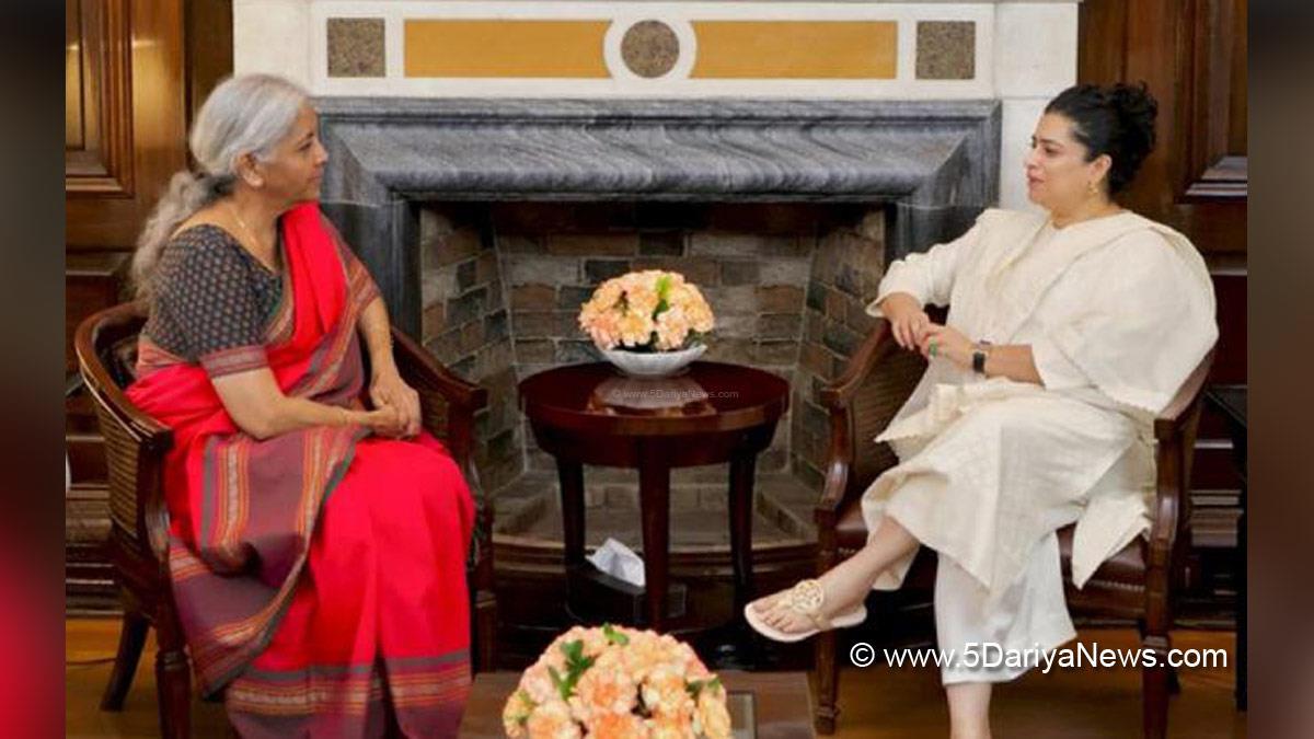 Shruti Choudhary, Haryana , Bharatiya Janata Party, BJP , BJP Haryana, Nirmala Sitharaman, Union Minister for Finance and Corporate Affairs