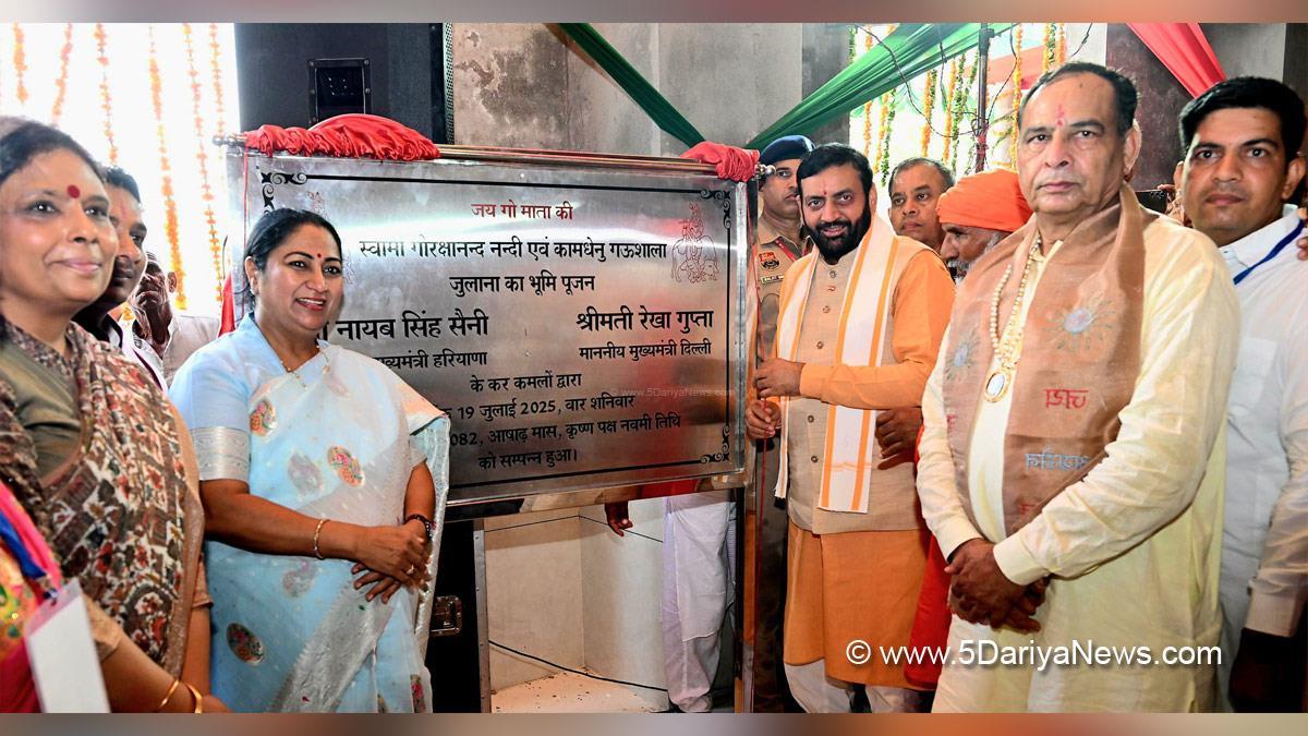 Nayab Singh Saini, Haryana, Bharatiya Janata Party, BJP, Haryana Chief Minister, Chief Minister of Haryana, BJP Haryana,Krishan Kumar Bedi, Dr Krishan Lal Middha, Mohan Lal Badoli, Rekha Gupta, BJP Delhi, Chief Minister of Delhi, Delhi CM, Jind