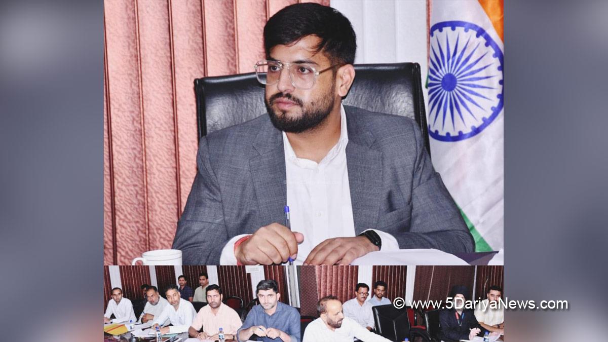 Abhishek Sharma, Rajouri, DDC Rajouri, District Development Commissioner Rajouri, Kashmir, Jammu And Kashmir, Jammu, District Administration Rajouri