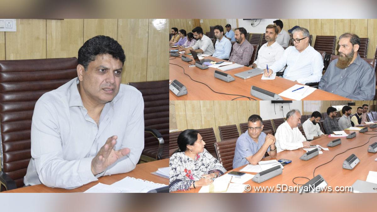 Sarmad Hafeez, Commissioner Secretary, Social Welfare Department, Kashmir, Jammu And Kashmir, Jammu, Srinagar