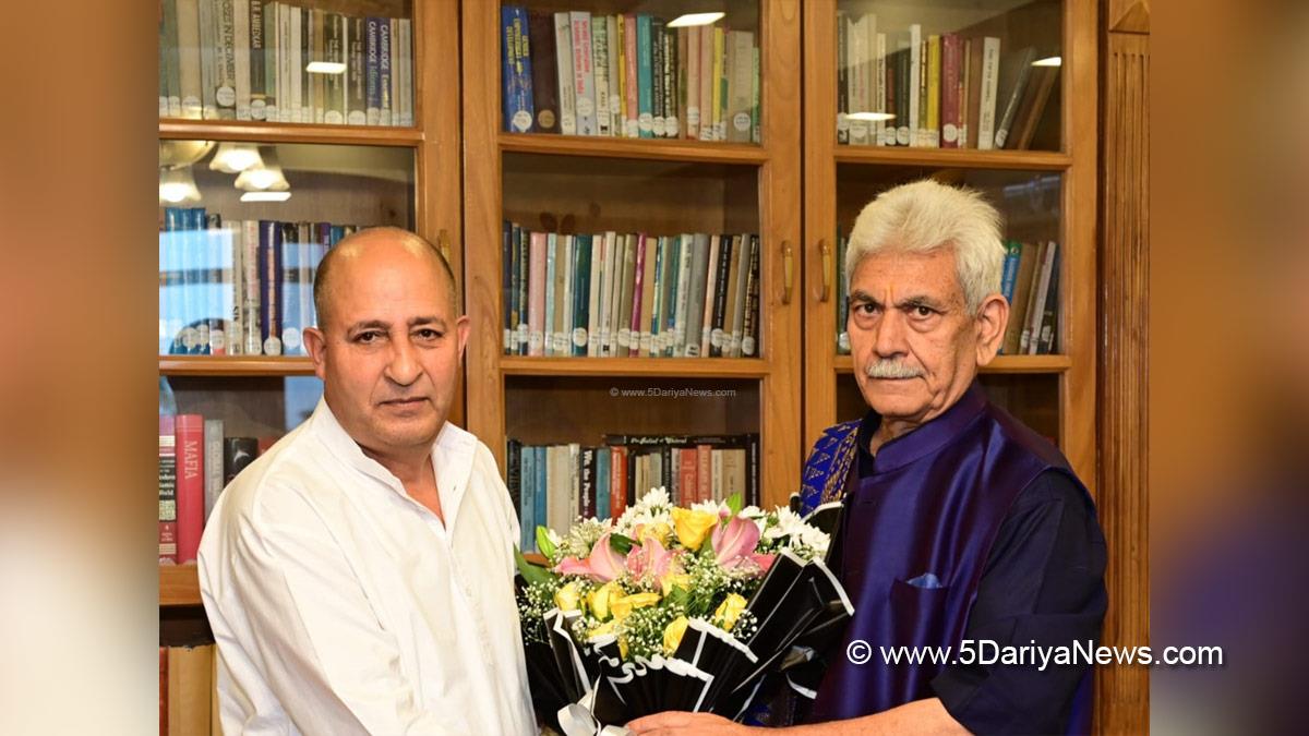 Manoj Sinha, Lieutenant Governor JK, Raj Bhavan, Jammu, Srinagar, Kashmir, Jammu And Kashmir, GM Shaheen, Janta Dal United, JDU