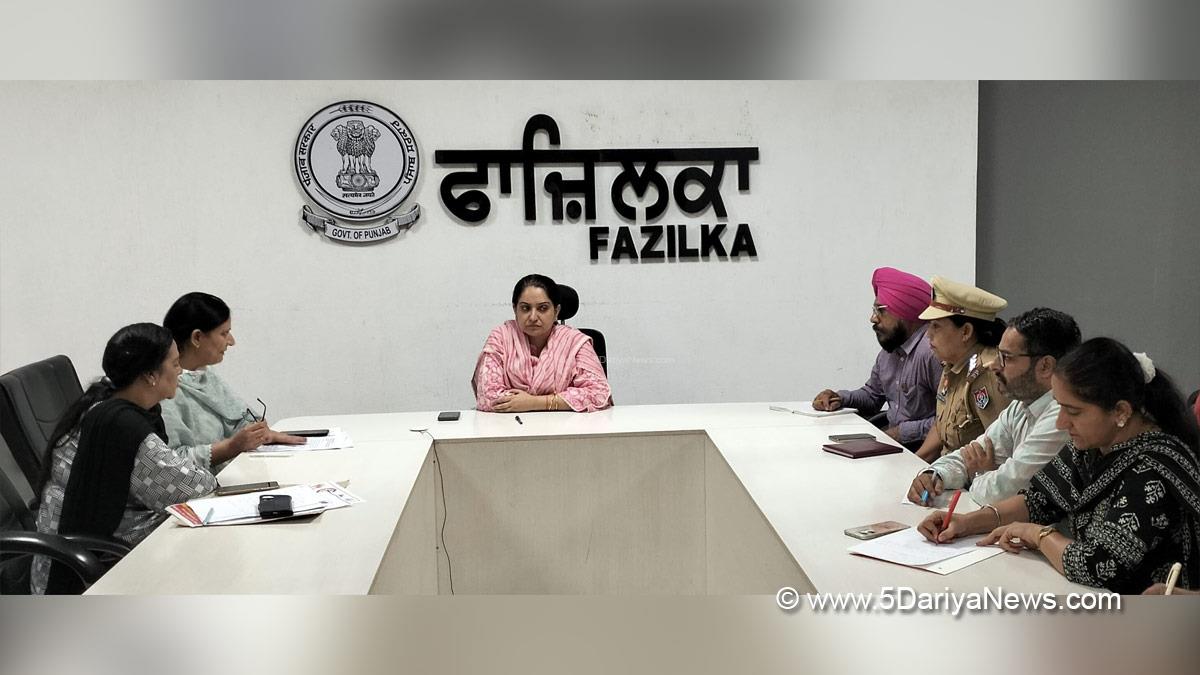 Amarpreet Kaur Sandhu, DC Fazilka, Fazilka, Deputy Commissioner Fazilka, Mission Jeevanjyot