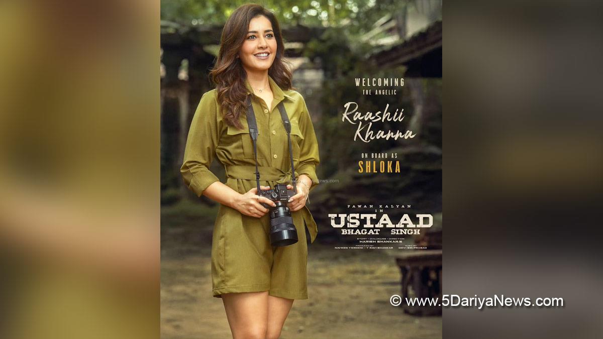 Bollywood, Entertainment, Mumbai, Actress, Cinema, Hindi Films, Movie, Mumbai News, Heroine, Raashii Khanna, Ustaad Bhagat Singh