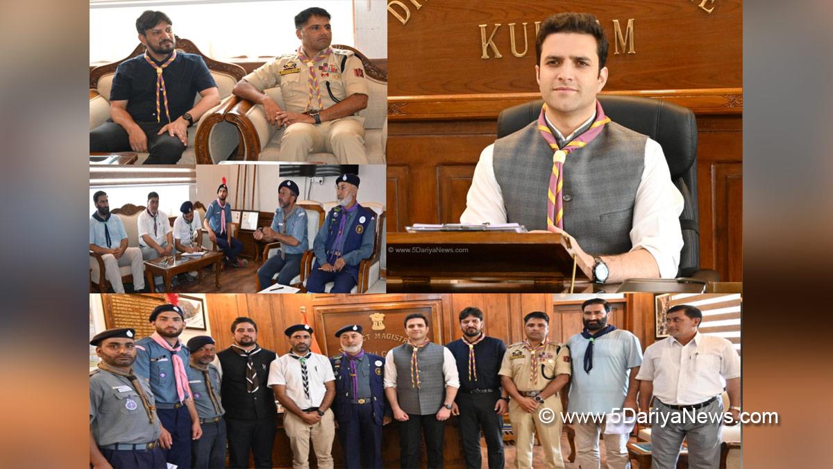 Athar Aamir Khan, Kulgam, Deputy Commissioner Kulgam, Kashmir, Jammu And Kashmir, Jammu, District Administration Kulgam, Bharat Scouts and Guides, BSG