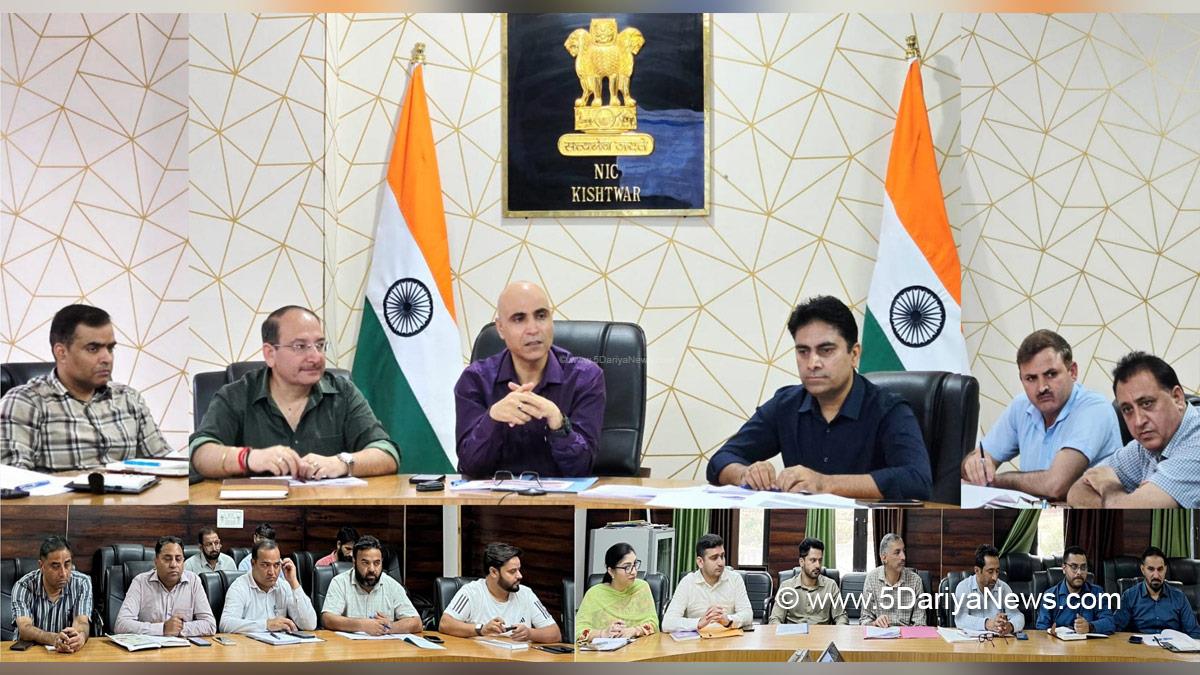 Pankaj Kumar Sharma, Kishtwar, DDC Kishtwar, District Development Commissioner Kishtwar, Kashmir, Jammu And Kashmir, Jammu, District Administration Kishtwar