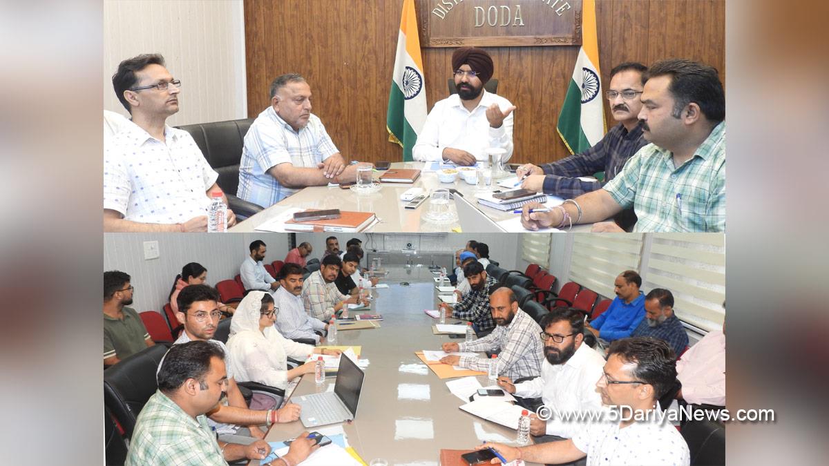 Harvinder Singh, Doda, Deputy Commissioner Doda, Kashmir, Jammu And Kashmir, Jammu, District Administration Doda, Catch the Rain 2025, Jal Shakti Abhiyan