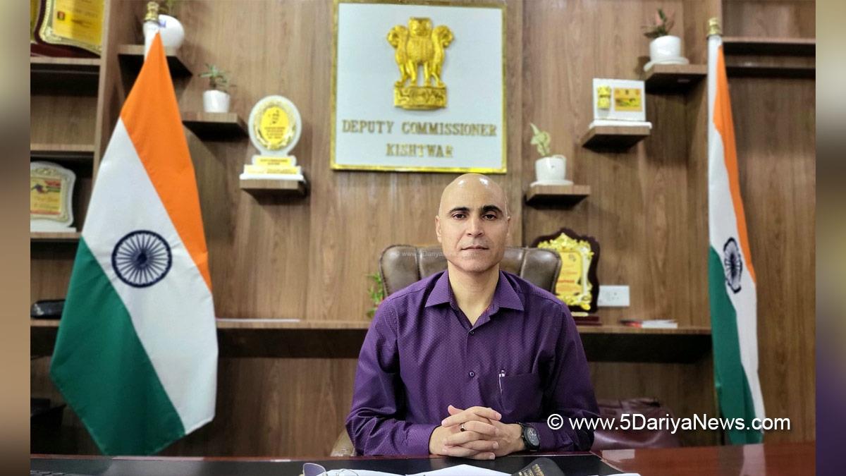 Pankaj Kumar Sharma, Kishtwar, DDC Kishtwar, District Development Commissioner Kishtwar, Kashmir, Jammu And Kashmir, Jammu, District Administration Kishtwar