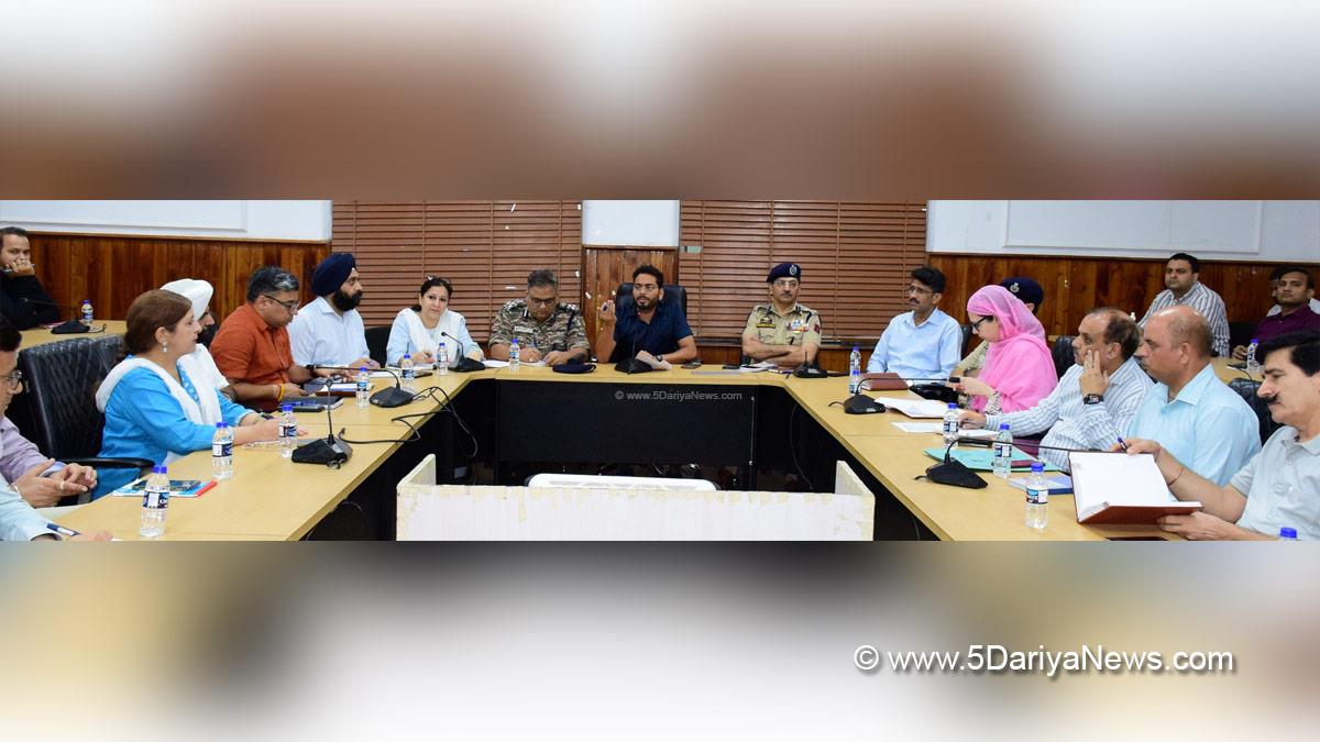 Sachin Kumar Vaishya, Jammu, Sachin Kumar Vaishay, Deputy Commissioner Jammu, Kashmir, Jammu And Kashmir, District Administration Jammu