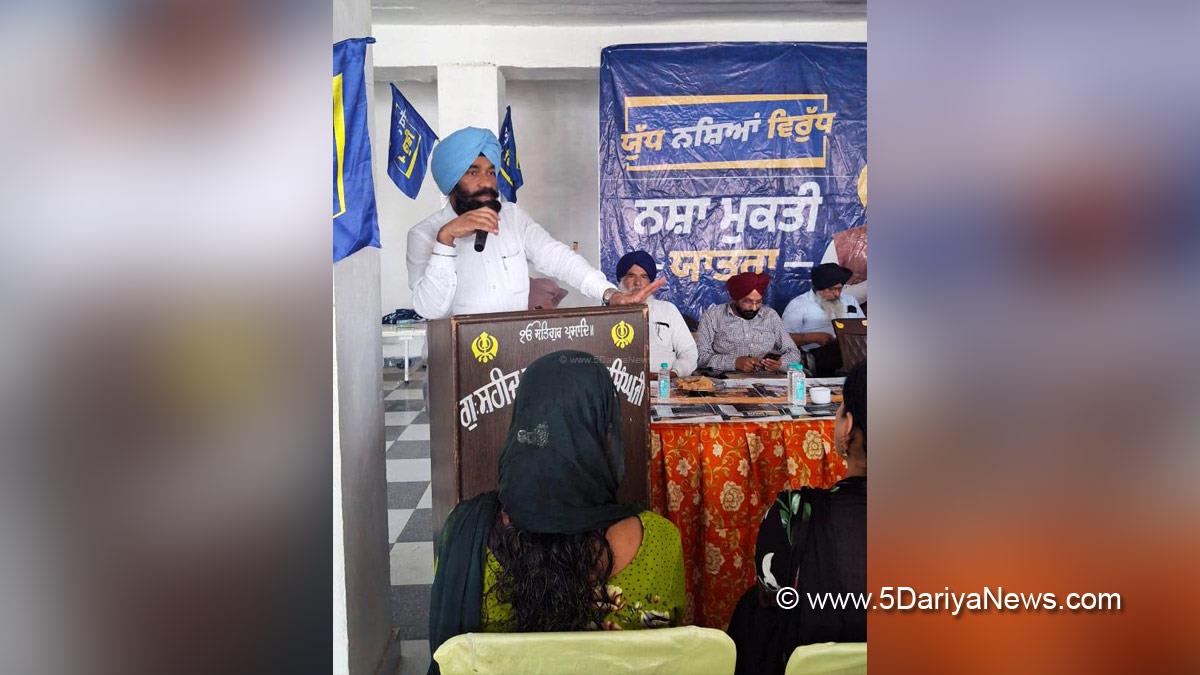 Dr Charanjit Singh, Chamkaur Sahib, AAP, Aam Aadmi Party, Aam Aadmi Party Punjab, AAP Punjab, Anti Drug Mission, Drive Against Drugs, Comprehensive Action against Drug Abuse, CADA, Nasha Mukt Bharat Abhiyan, War Against Drugs, Yudh Nashian Virudh