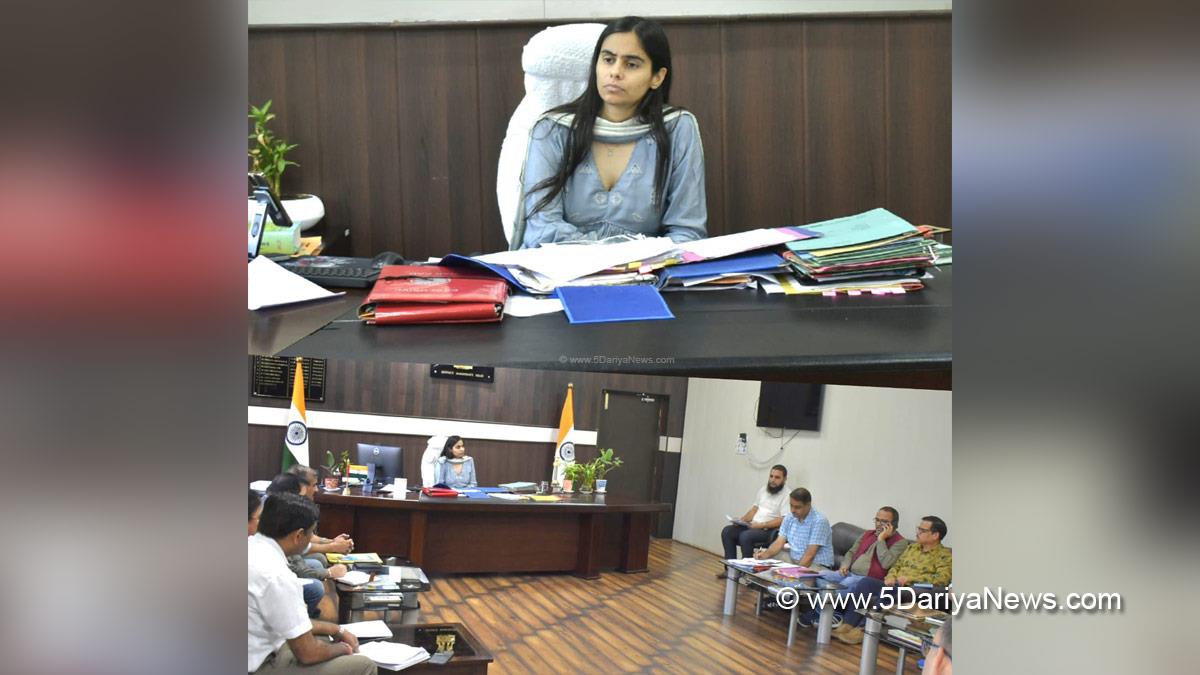 Nidhi Malik, Reasi, Deputy Commissioner Reasi, Kashmir, Jammu And Kashmir, Jammu, District Administration Reasi, District Mineral Foundation Trust, DMFT, Pradhan Mantri Khanij Kshetra Kalyan Yojana, PMKKKY