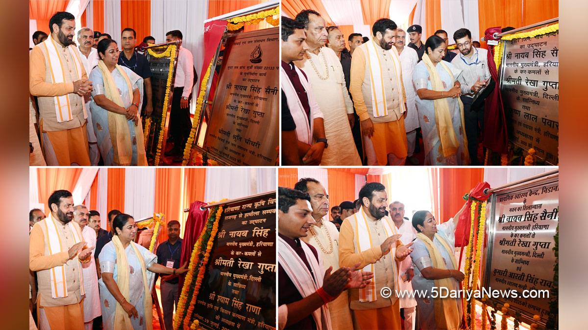 Nayab Singh Saini, Haryana, Bharatiya Janata Party, BJP, Haryana Chief Minister, Chief Minister of Haryana, BJP Haryana,Krishan Kumar Bedi, Dr Krishan Lal Middha, Mohan Lal Badoli, Rekha Gupta, BJP Delhi, Chief Minister of Delhi, Delhi CM, Jind