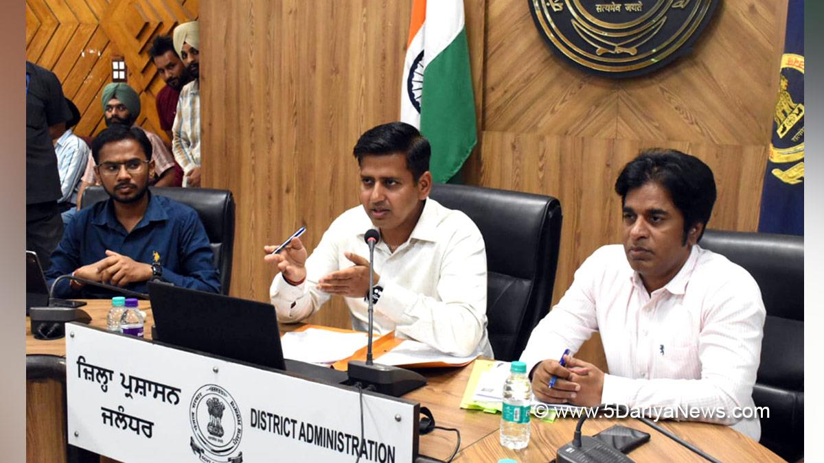 Himanshu Aggarwal, Dr Himanshu Aggarwal, DC Jalandhar, Jalandhar, Deputy Commissioner Jalandhar