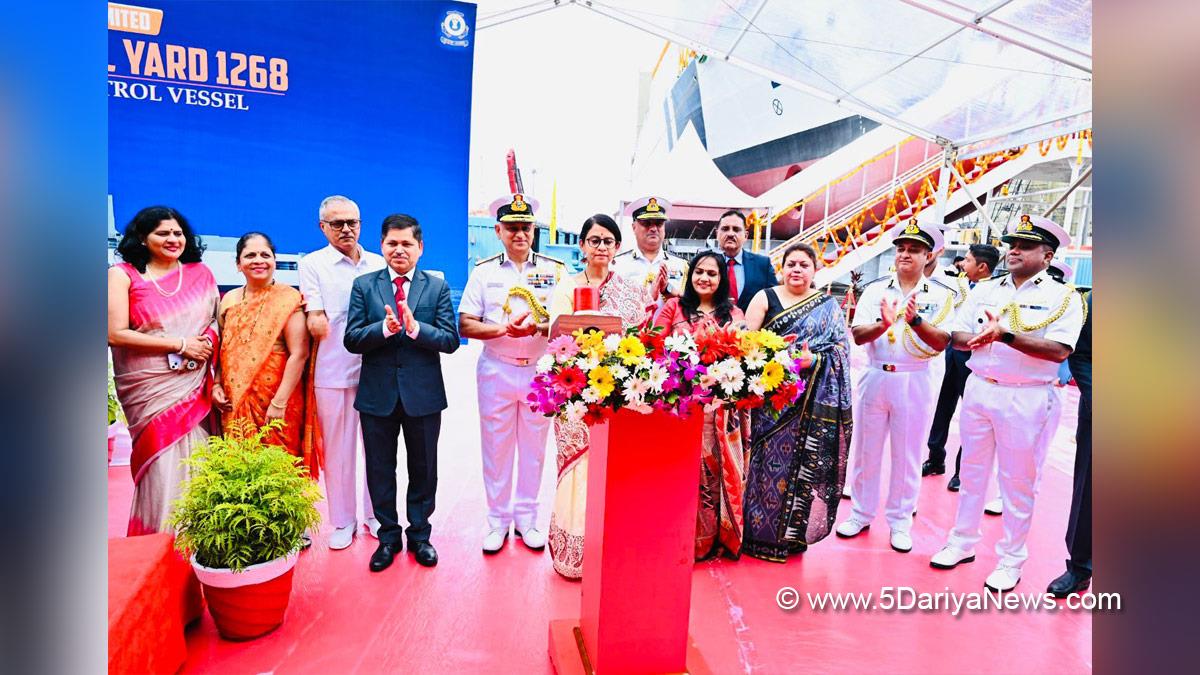 Military, Samudra Prachet, Indian Coast Guard, ICG, Pollution Control Vessels, PCVs, Goa Shipyard Ltd, GSL