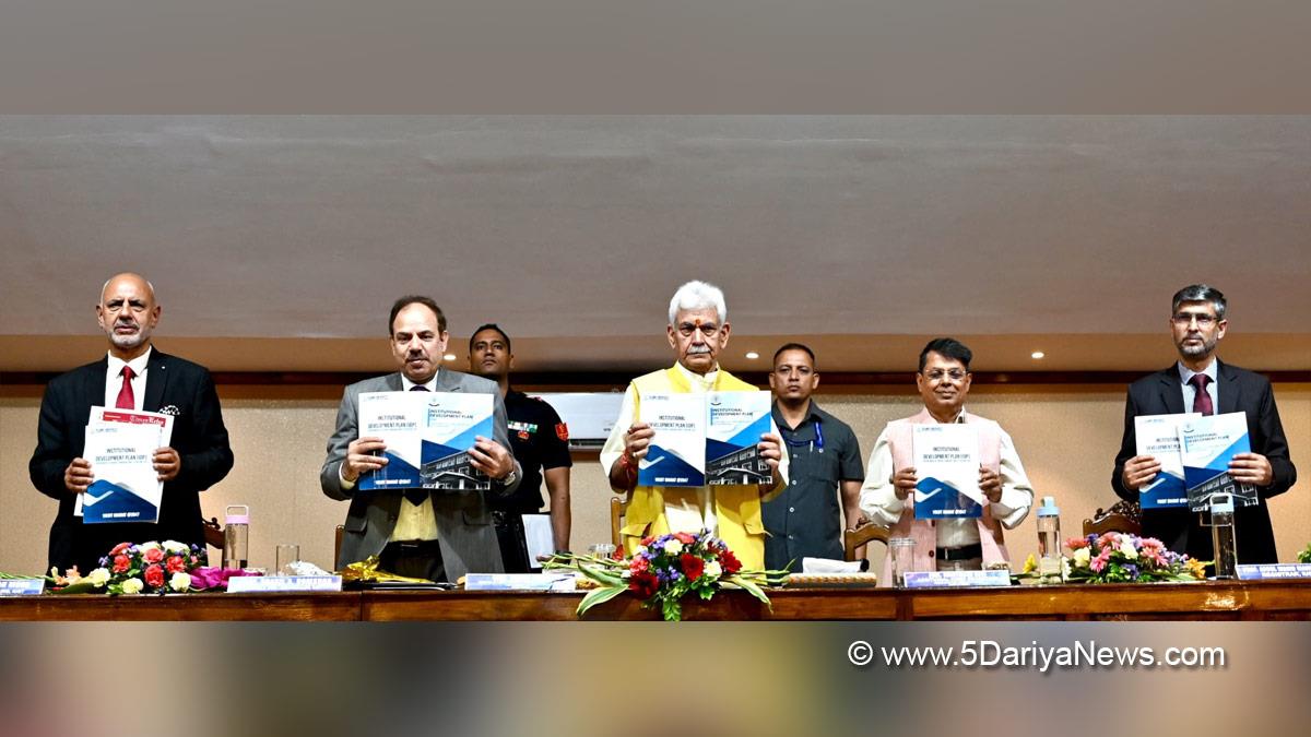 Manoj Sinha, Lieutenant Governor JK, Raj Bhavan, Jammu, Srinagar, Kashmir, Jammu And Kashmir, Viksit Bharat Yuva Connect Program, Islamic University of Science and Technology, IUST