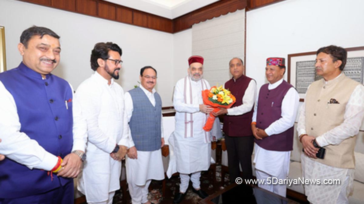 Amit Shah, Union Home Minister, BJP, Bharatiya Janata Party, Minister of Cooperation, Jagat Prakash Nadda, JP Nadda, Anurag Thakur, Anurag Singh Thakur, Jai Ram Thakur