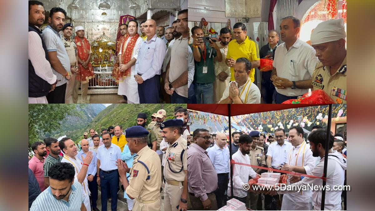 Pankaj Kumar Sharma, Kishtwar, DDC Kishtwar, District Development Commissioner Kishtwar, Kashmir, Jammu And Kashmir, District Administration Kishtwar, Ramesh Kumar, Jammu, DDC Jammu, Divisional Commissioner Jammu, Sunil Sharma, Sunil Kumar Sharma, Bharatiya Janata Party, BJP, BJP JK, Shree Machail Mata Yatra, Shree Machail Mata Yatra 2025