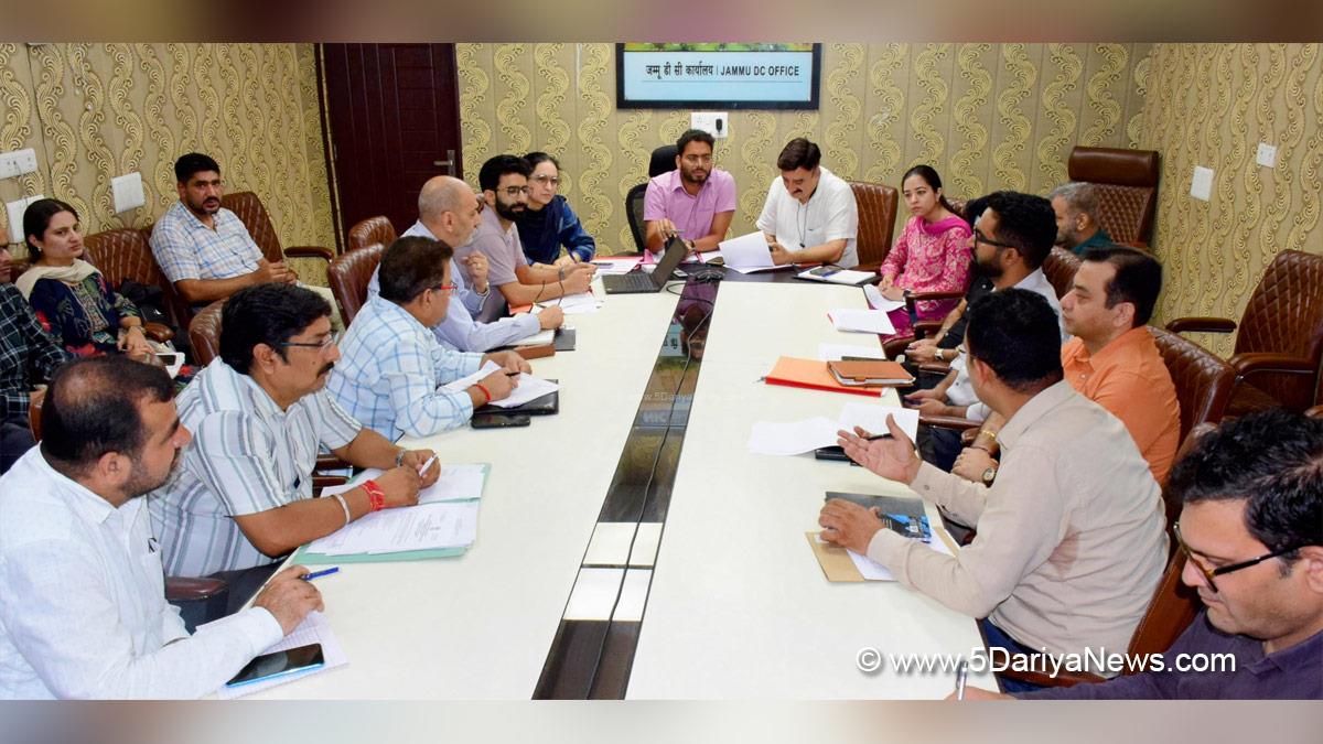 Sachin Kumar Vaishya, Jammu, Sachin Kumar Vaishay, Deputy Commissioner Jammu, Kashmir, Jammu And Kashmir, District Administration Jammu, District Level Implementation Committee, DLIC, Small Business Development Unit, SBDU, Business Help Desk, BHD, Mission YUVA