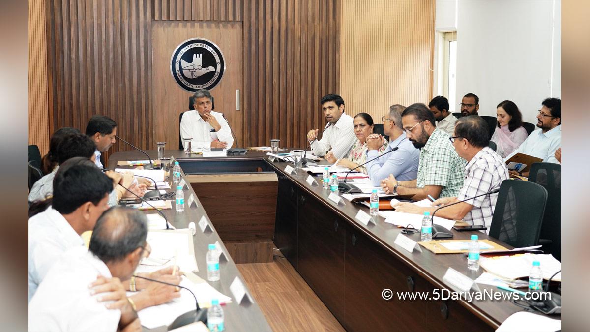 Manish Tewari, Nishant Kumar Yadav, Deputy Commissioner Chandigarh, DC Chandigarh, Chandigarh