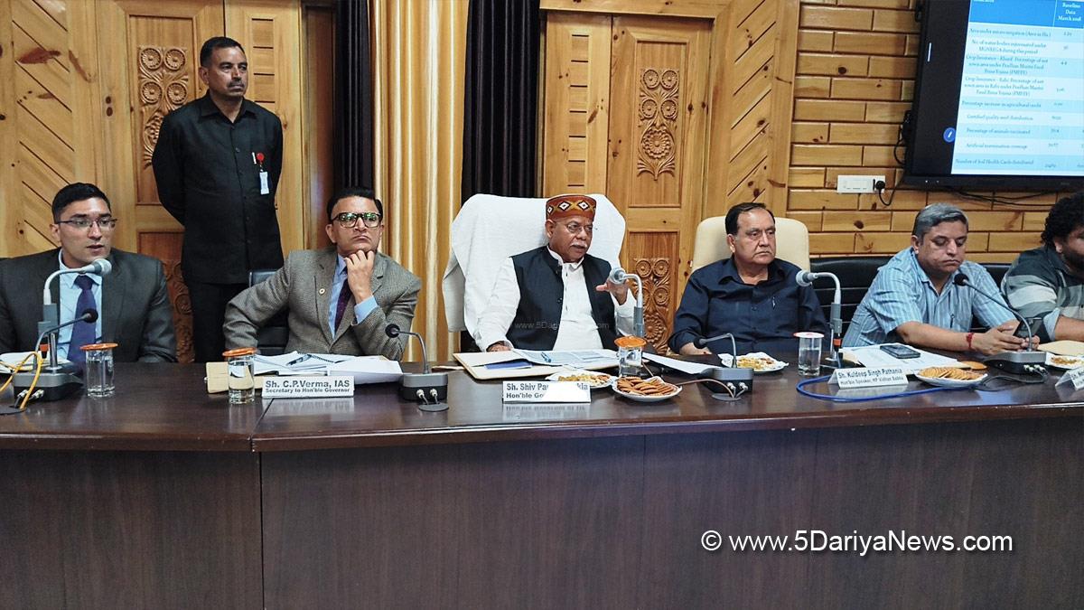 Shiv Pratap Shukla, Himachal Pradesh, Himachal, Bharatiya Janata Party, BJP, BJP Himachal, Shimla, Raj Bhawan, Kuldeep Singh Pathania, Speaker of Himachal Pradesh, Congress, Indian National Congress, Himachal Congress, Mukesh Repswal, Himachal Admin, Himachal Pradesh, Himachal, Chamba