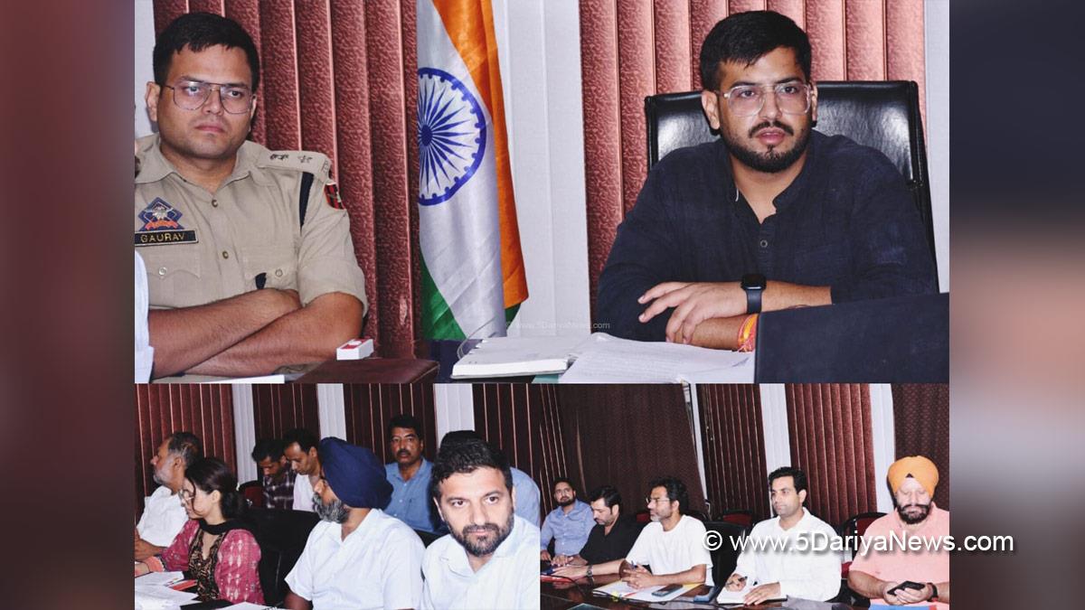 Abhishek Sharma, Rajouri, DDC Rajouri, District Development Commissioner Rajouri, Kashmir, Jammu And Kashmir, Jammu, District Administration Rajouri