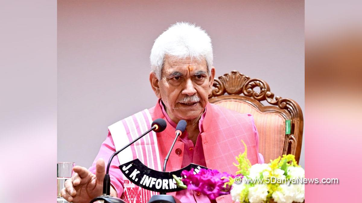 Manoj Sinha, Lieutenant Governor JK, Raj Bhavan, Jammu, Srinagar, Kashmir, Jammu And Kashmir, Shri Amarnath Ji Yatra, Shri Amarnathji Yatra 2025, Amarnathji Yatra, Amarnathji Yatra 2025, Shri Amarnath Ji Pilgrimage, Shri Amarnathji Shrine Board, SASB, SANJY 2025
