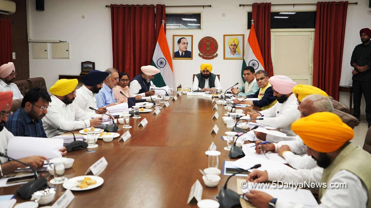 Bhagwant Mann, Bhagwant Singh Mann, AAP, Aam Aadmi Party, Aam Aadmi Party Punjab, AAP Punjab, Government of Punjab, Punjab Government, Punjab, Chief Minister Of Punjab, Cabinet Decision Punjab