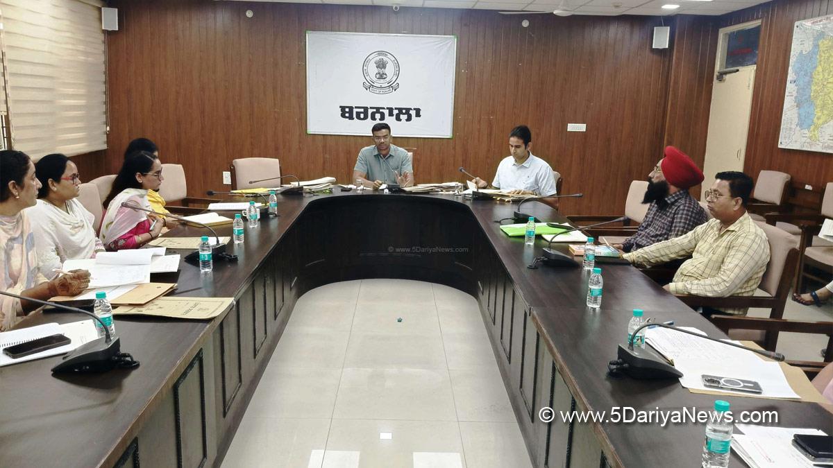T Benith, DC Barnala, Deputy Commissioner Barnala, Barnala